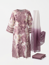 Mauve Floral Kurta Set